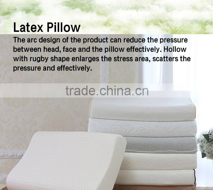 High quality latex foam contour pillow