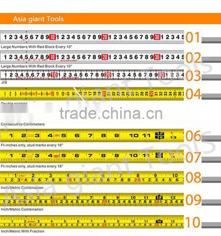 3m 5m 7.5m 8m 10m popular beautiful steel tape measuring , tape measure