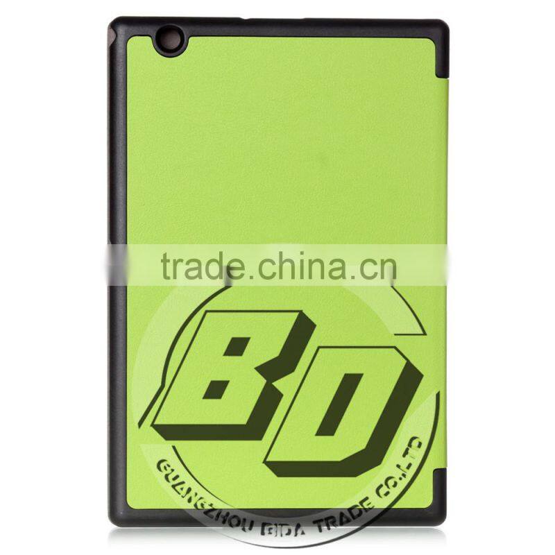 Manufacturer Wholesale Professional Three Folding Stand PU Leather Tablet Case For Sony Xperia Z4 Tablet lowest price