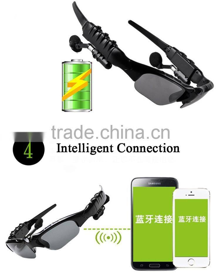 Wireless Headphones Bluetooth 4.0 Sunglasses Bluetooth Headset Earphone Stereo Music Handsfree Earphone