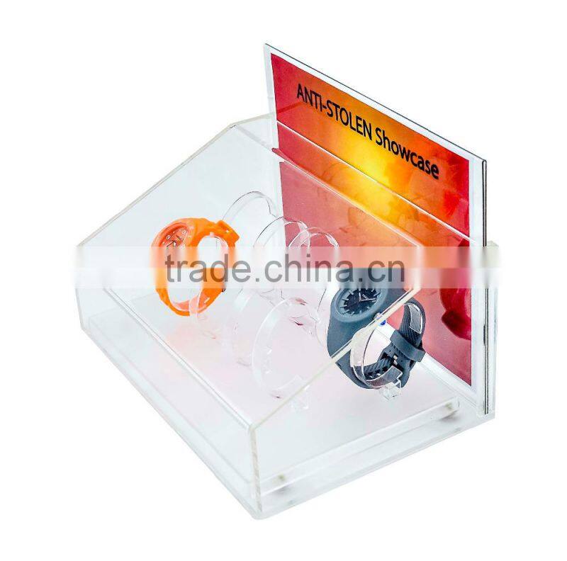 Hongkong Supplier thin gradient watch display acrylic