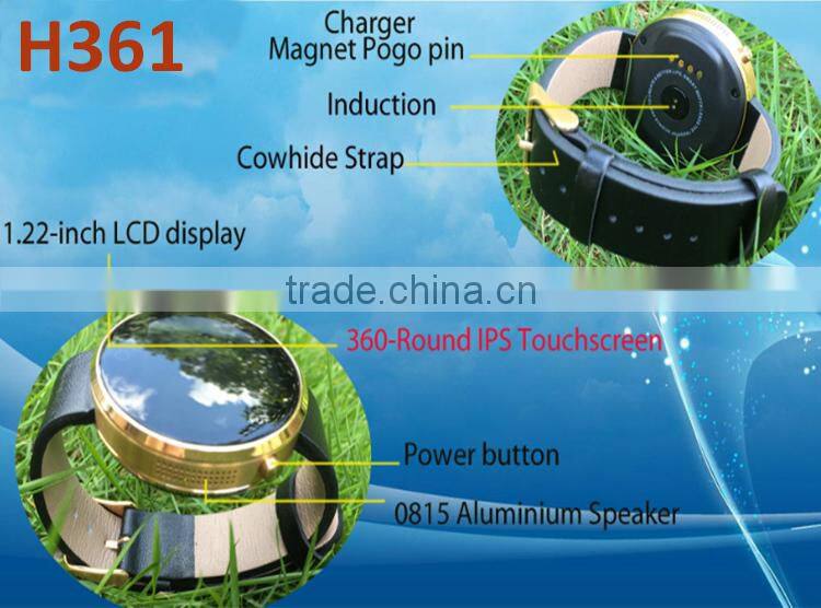 2015 New hot selling calls To prompt the smart watch H361 Q