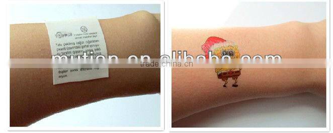 Tatoo sticker with opp bag packing