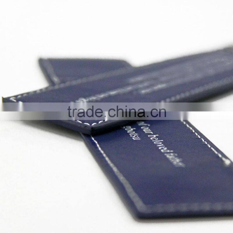 custom leather bookmark with photo show