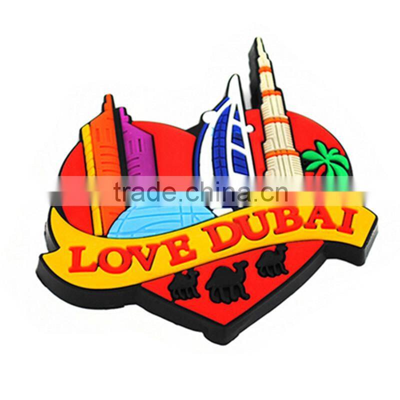 Chinese style make up custom PVC cheap custom clear acrylic fridge magnets