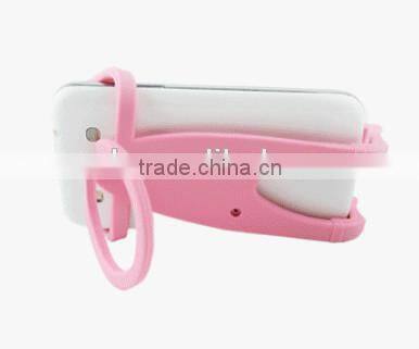 V tie silicone mobil phone holder