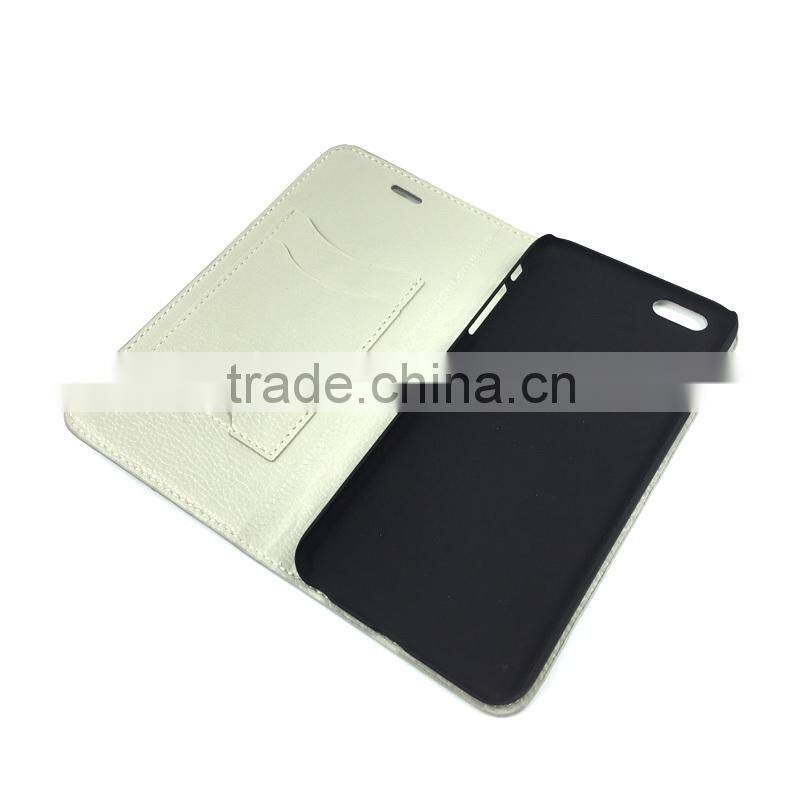 For BLU Selfie , Litchi Pattern PU Leather Folio Case For BLU Selfie