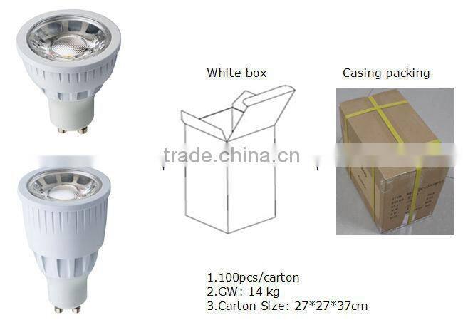 30 deam angle degree led gu10 6W COB gu10u