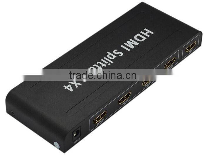 Good quality 1x4HD Splitter 1 in 4 Out 4 Ports hdmi splitter to coaxial