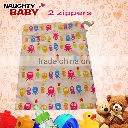 Waterproof Printed baby diaper Wet bag, nappy bag manufacturer