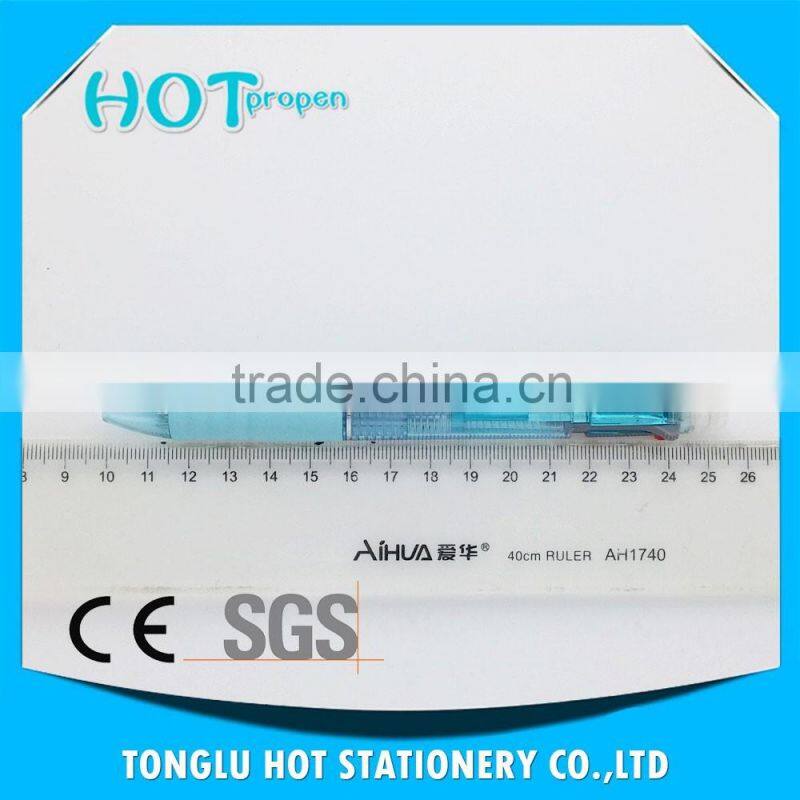 multifunction 2+1 ballpen, 2 color slim oil refill with 1 pencil-lead