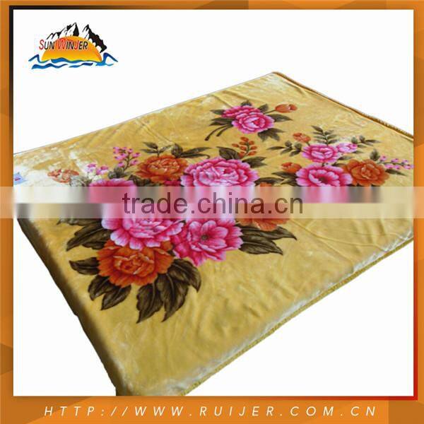 Top Quality New Design Wholesale Queen Size Korean Mink Blanket