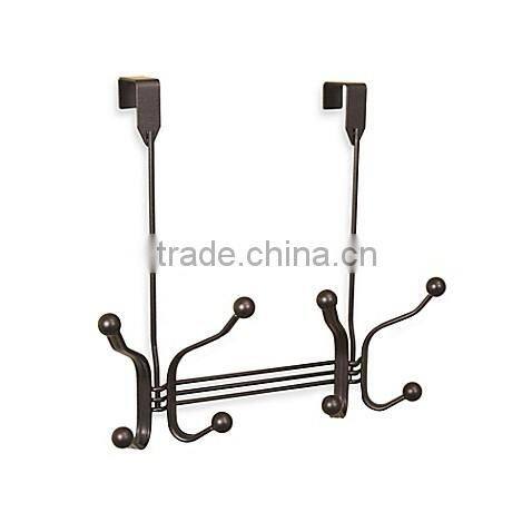metal double clothes over the door hook