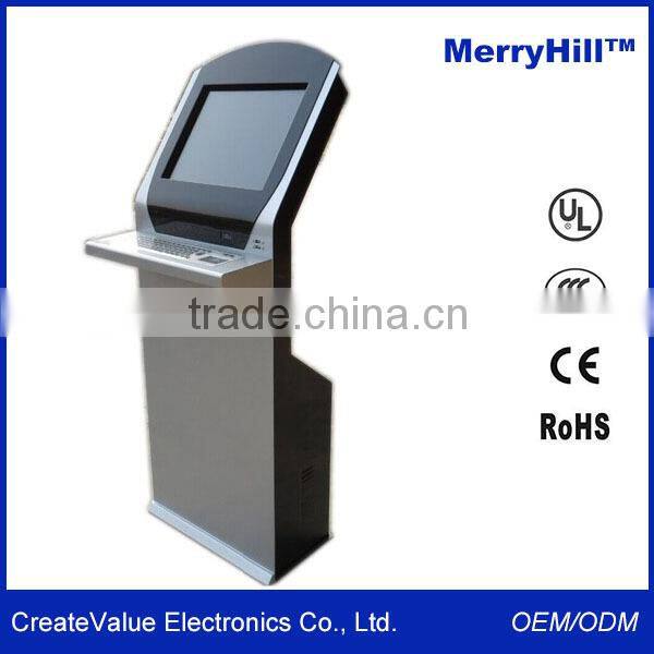 Floor Stand Terminal Tablet 15/17/19/22 inch Self Service Hotel Check In Kiosk