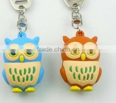 high quality silicone custom key chain