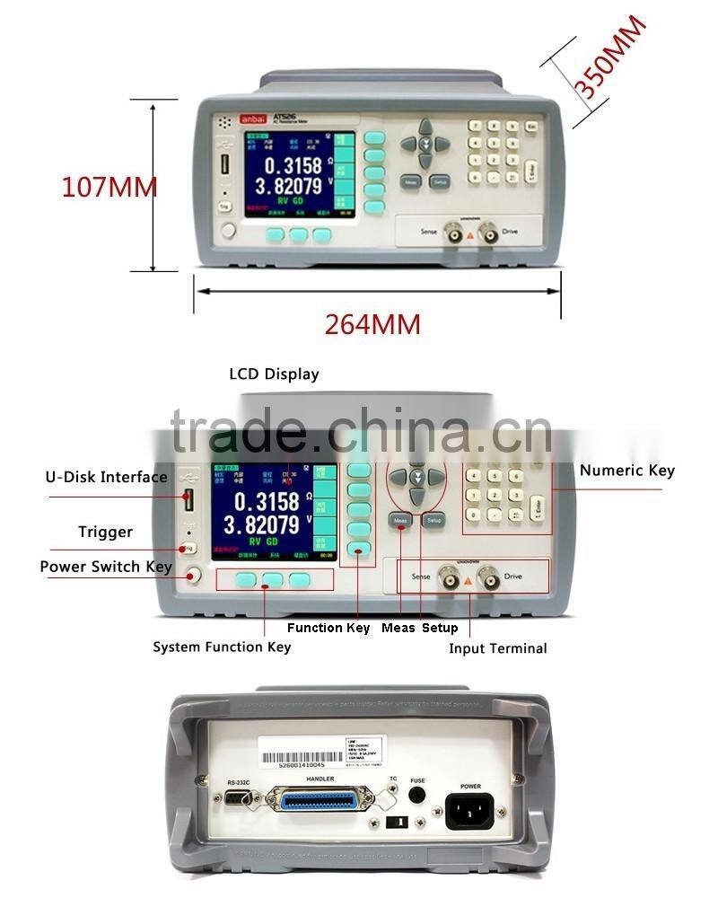 AT526,33.000k ohm AC Low Ohm Meter
