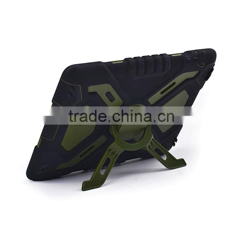 Defender case for ipad mini, tough armor case for ipad 2/3/4, hybrid comboo stand case for ipad air
