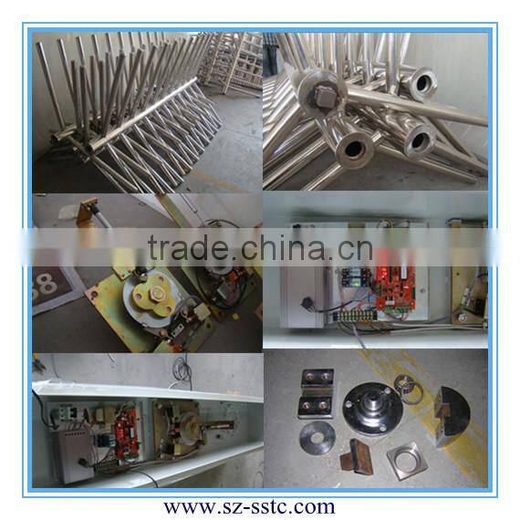304 Stainless steel building access control half height turnstile gate/ waist height turnstile gate