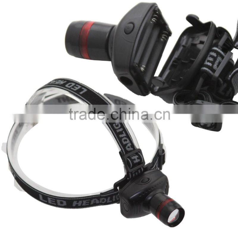 3W Focus Zoom LED Headlamp 3 Mode Energy Saving Outdoor Sports Camping Fishing Head Lamp Flashlights