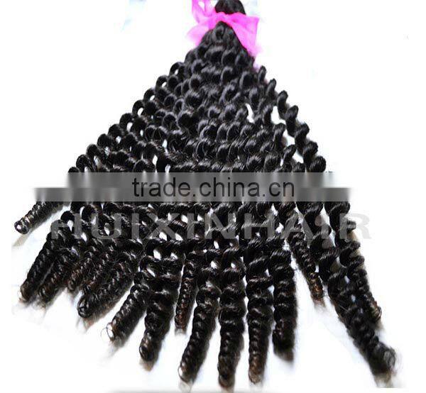 natural black cheap virgin malaysian spiral wave virgin malaysian hair