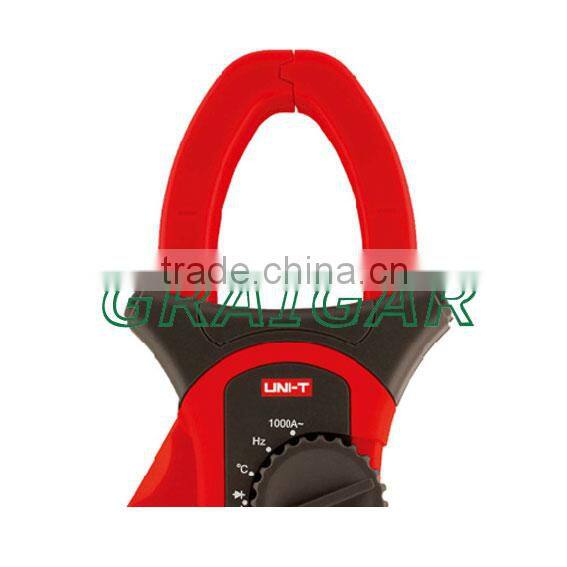 UNI-T UT206A Clamp LCD Digital Multimeter AC DC Volt Amp Meter Ohm Hz Tester
