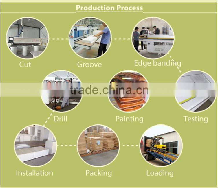 Simple design bedroom furniture wood wardrobe