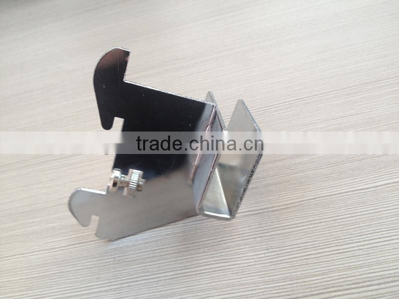 Short Slotted Wall Bracket PipeSupport Stand for 16mm*32mm Square Pipe