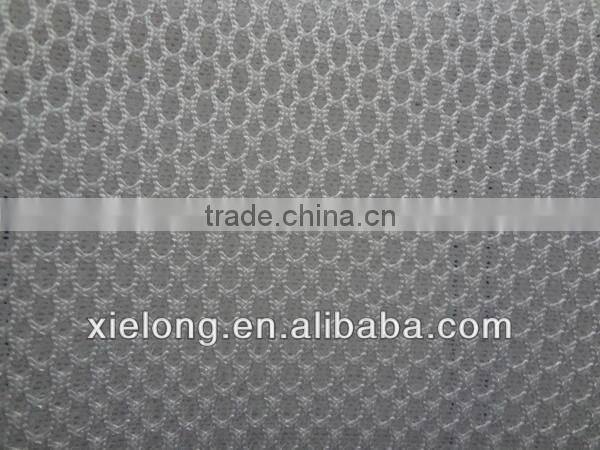 All white honeycomb 3d air mesh fabric for sport shoe