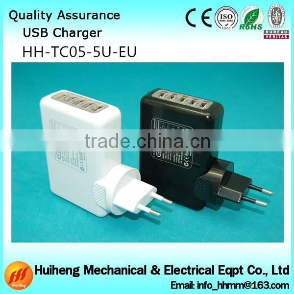 4a 5 Port usb wall adapter usb power adapter
