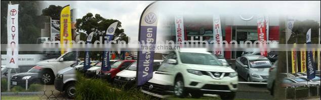 Expo Advertising Double Sided Full Color Flag Banner