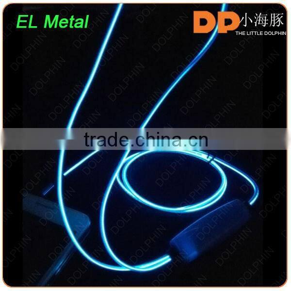 earphones led headphone handsfree mobile phone accessory light earphone