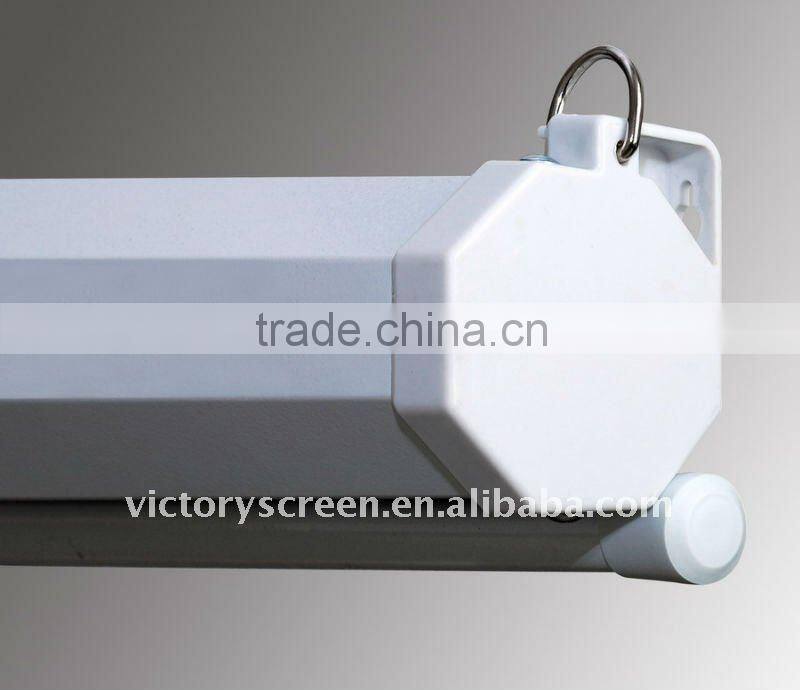 VICTORY Manual Wall mounted matte white screen