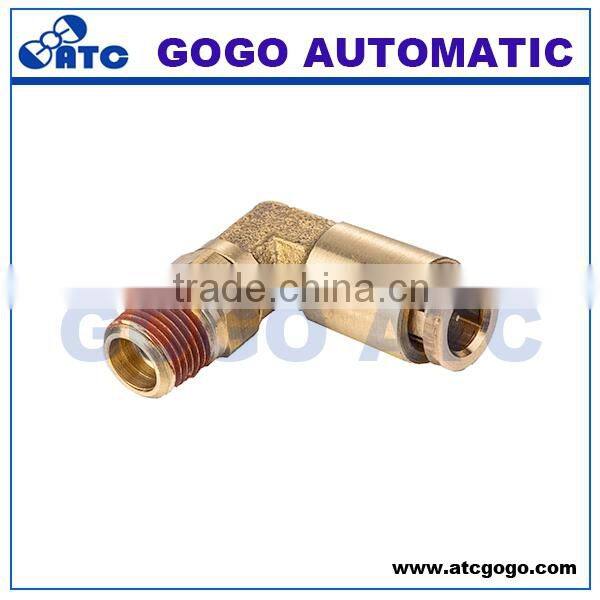 New coming hotsale brass pneumatic push lock tube fittings