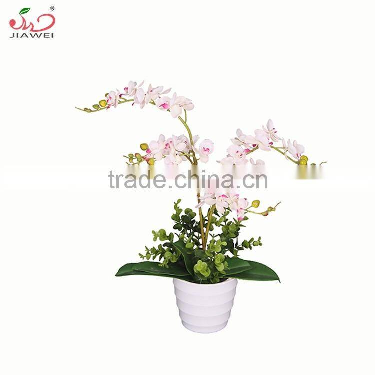 Yiwu factory decorative artificial orchid flower wholesale artificial plant