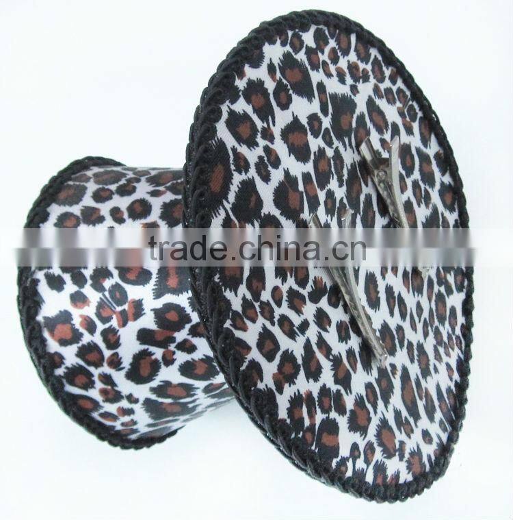 MYLOVE performance hat for stage bling bling hat Leopard Print MLSM009