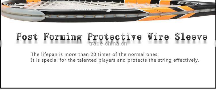 FANGCAN Darkness 7 H.M. Graphite Ultralight Squash Racket With String and Cover Yellow