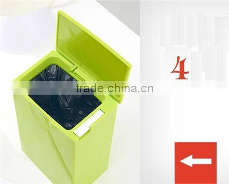 Eco-friendly PP household plastic trash can custom plastic bins