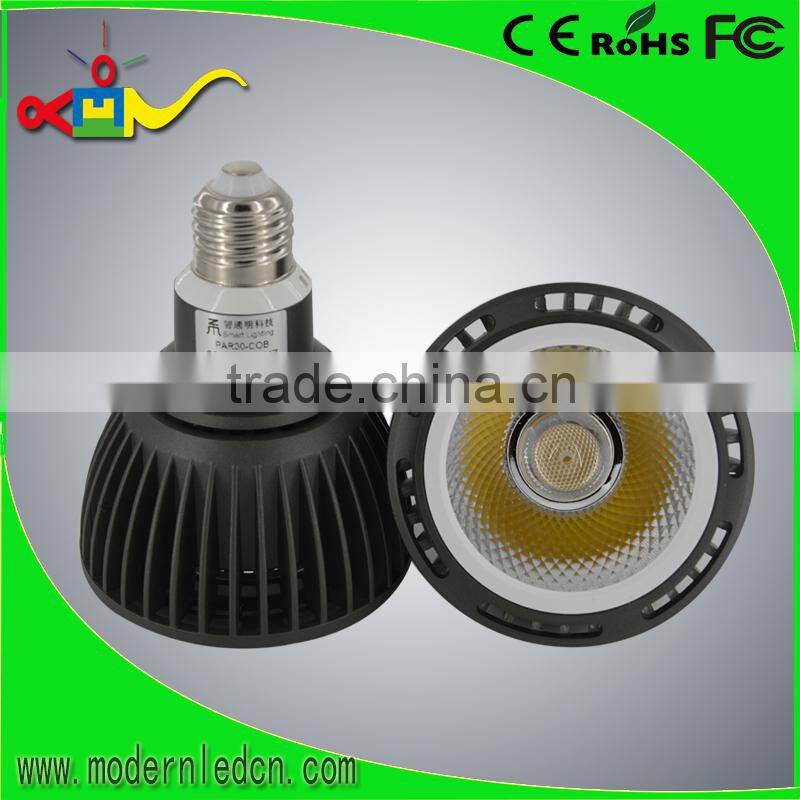 Popular Die cast E27 led par30 cob epistar luces led