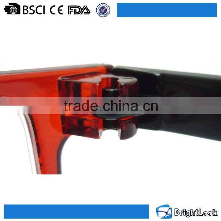 Vintage vogue customized female design variety changeable temple plastic reading eyeglasses frame