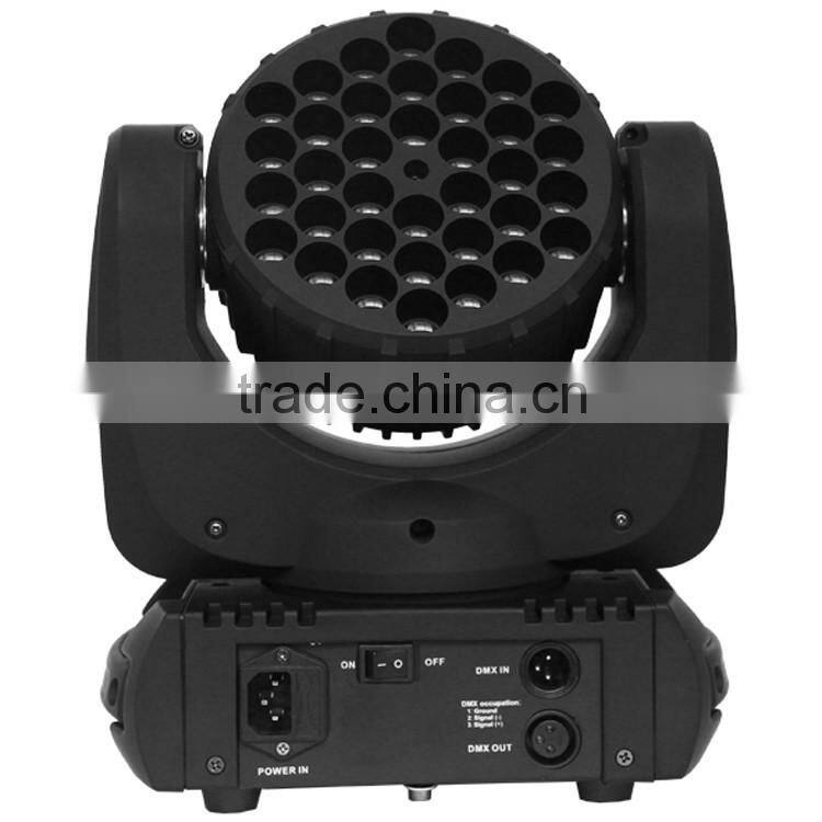 Manufacturer Wholesale Blizzard Lighting Blade RGBW 36x3w LED Moving Head Wash Beam
