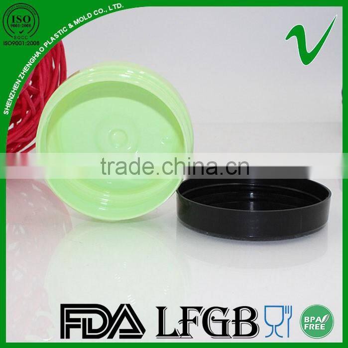PET wholesale wide mouth clear cosmetic jar packaging with screw cap