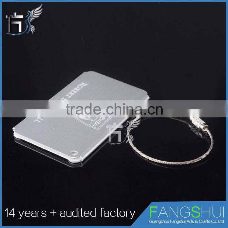 Latest design factory blank luggage tag silicon large for sale