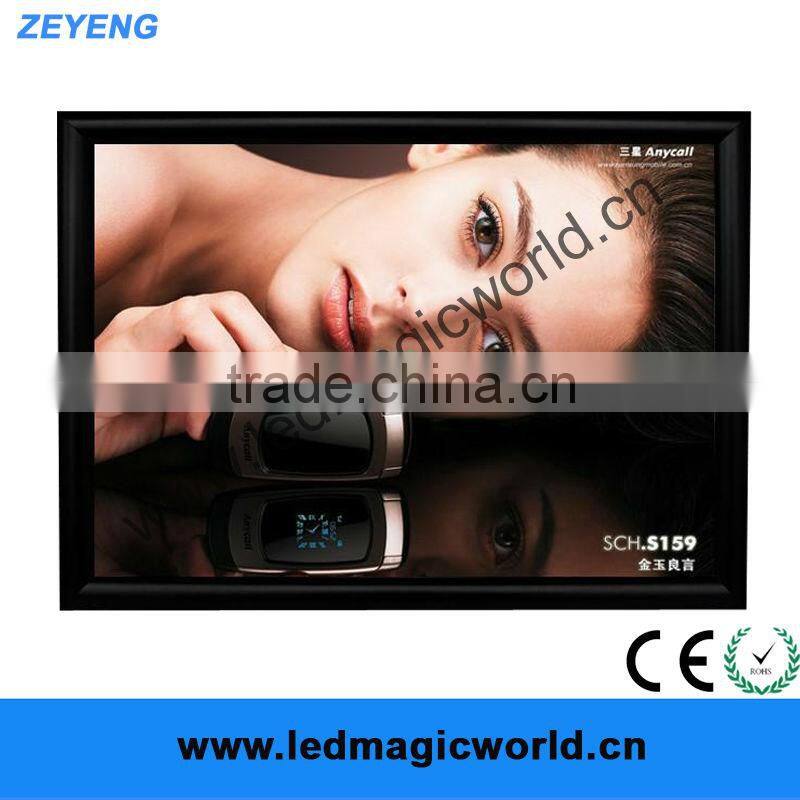 High Quality Aluminum Slim LED bent acrylic frame