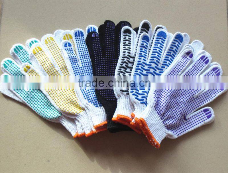 BSSAFETY 2016 wholesale pvc dotted safety work glove