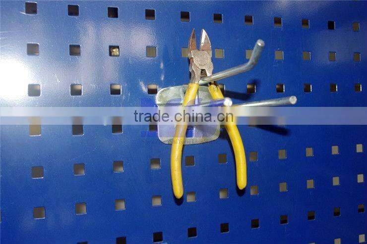 G-709|Durable hook for 10mm*10mm square hole plate|Zinc plated metal hook|Anti-rust hook for tools storage