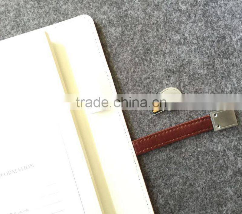 Hardcover Style and 96sheets Inner Pages USB notebook