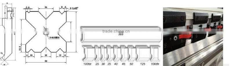 8mm nc sheet metal folder WE67y-160/3200 hydraulic press brake machine