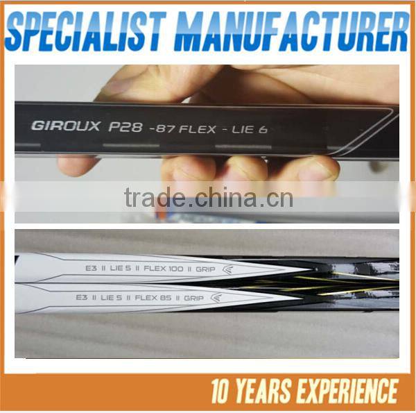 Customized design Junior 58'' Youth 50'' 35flex 40flex 50flex 55flex ice hockey stick