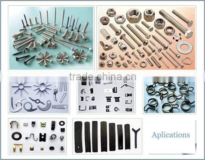 Continuous mesh belt gas carburizing quenching and tempering furnace for black screws