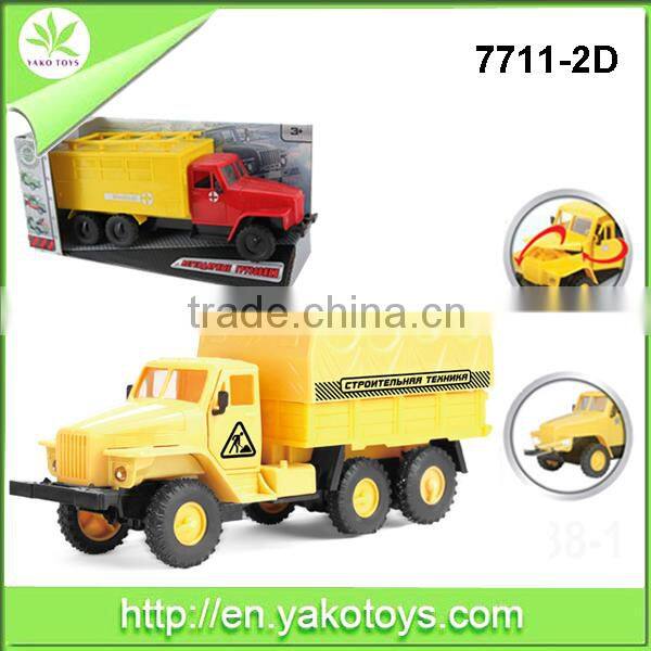 Funny sound pull back model toys technical vehicle toy